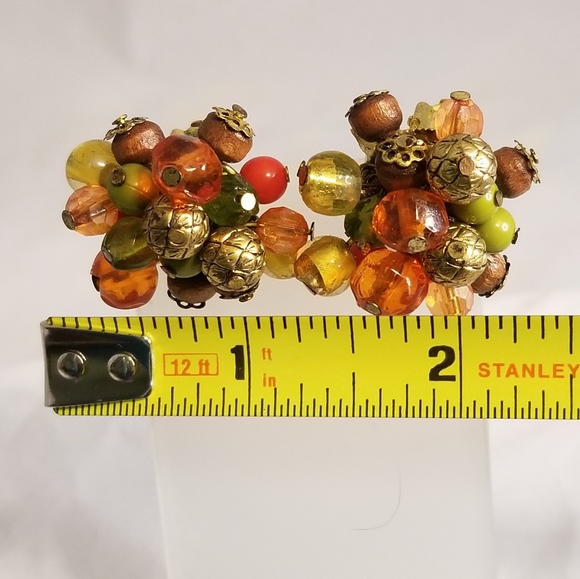 Style & Co. Round Cluster Clip On Earrings - Picture 3 of 6